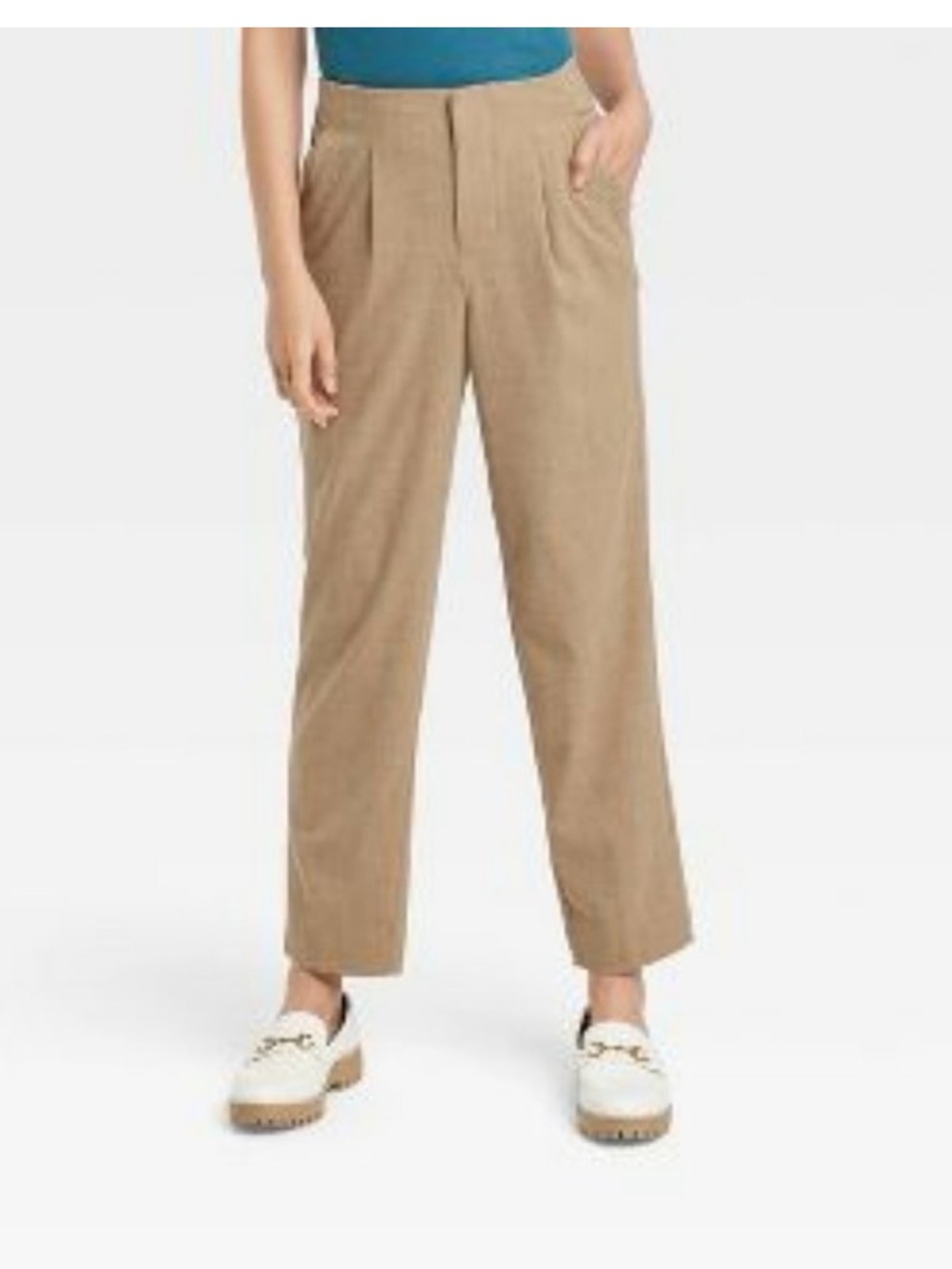 a new day Women's Light Brown Ankle Pants